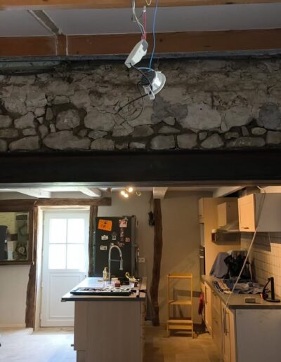 Travaux d'Ouverture et pose d'ipn par la maçonnerie ribeiro en dordogne